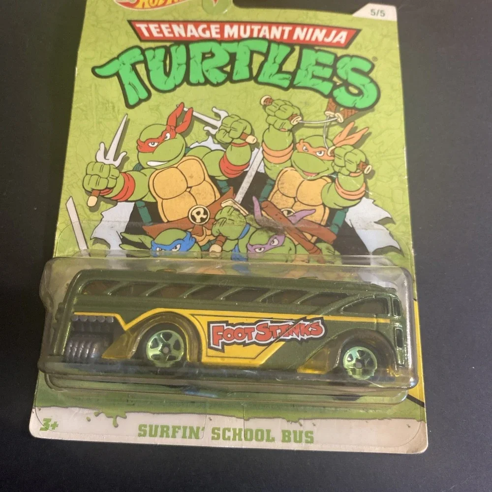 Hot Wheels 2020 Teenage Mutant Ninja Turtles Nickelodeon *Complete Set of 5*